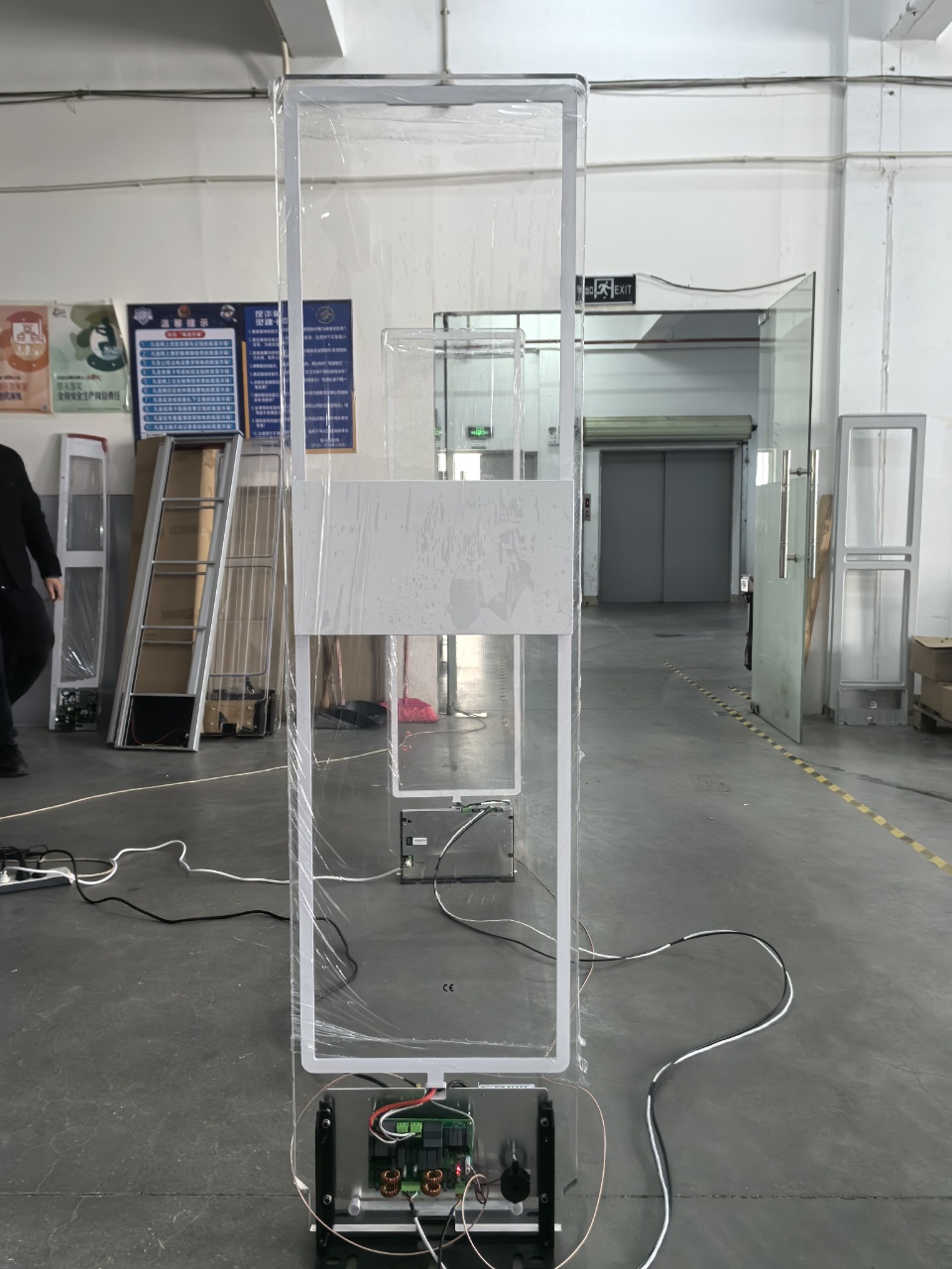 HAX9370AMRFID AM + RFID Integrated Acrylic Alarm System Super Wide Detection with Remote Debugging