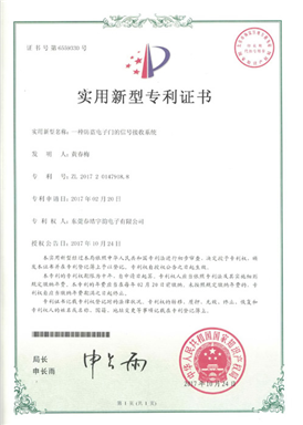 Patent Certificate