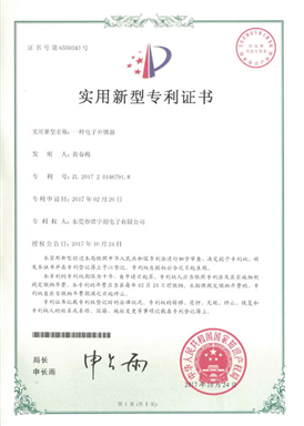 Patent Certificate